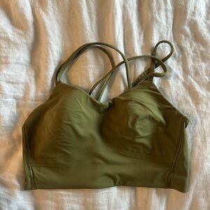 Lululemon Athletica Olive Sports Bra
